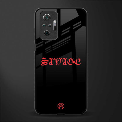 savage glass case for redmi note 10 pro image