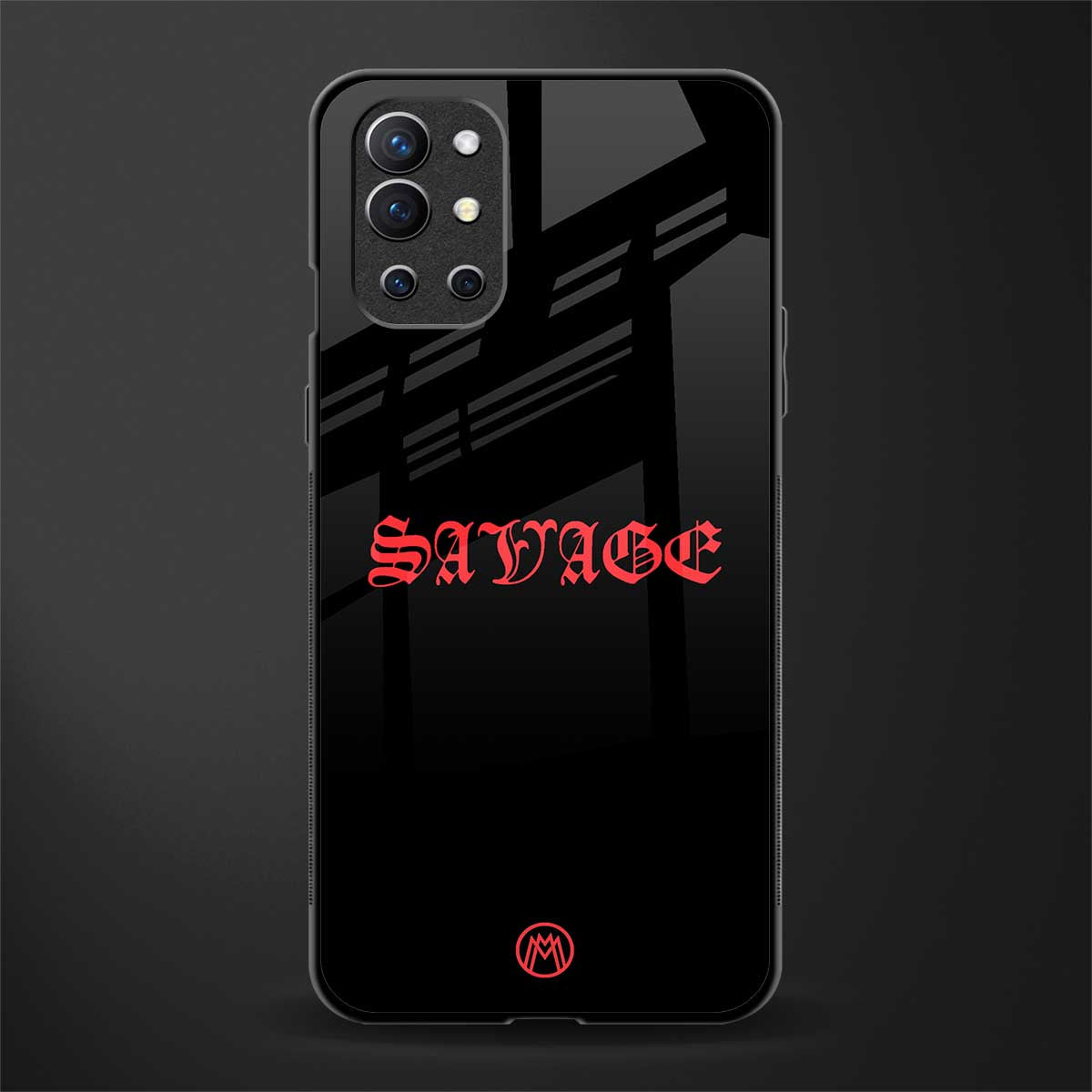 savage glass case for oneplus 9r image