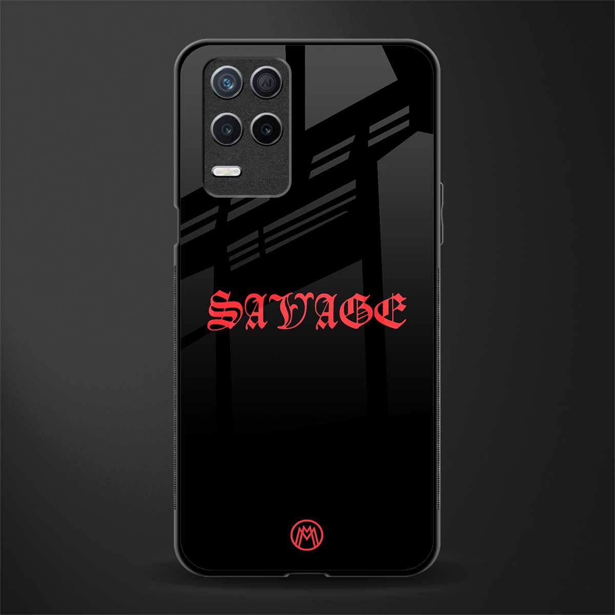 savage glass case for realme narzo 30 5g image