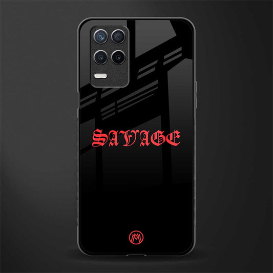 savage glass case for realme 8s 5g image