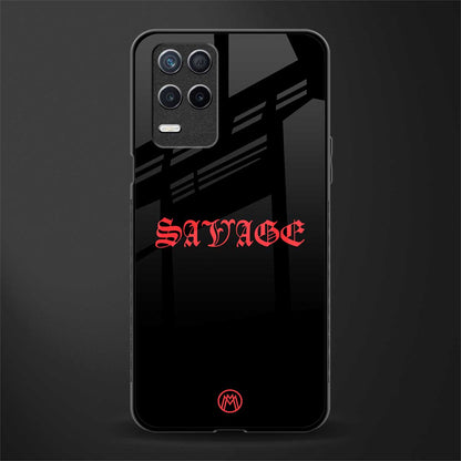 savage glass case for realme 8 5g image