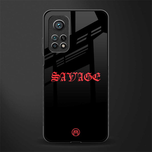 savage glass case for mi 10t 5g image