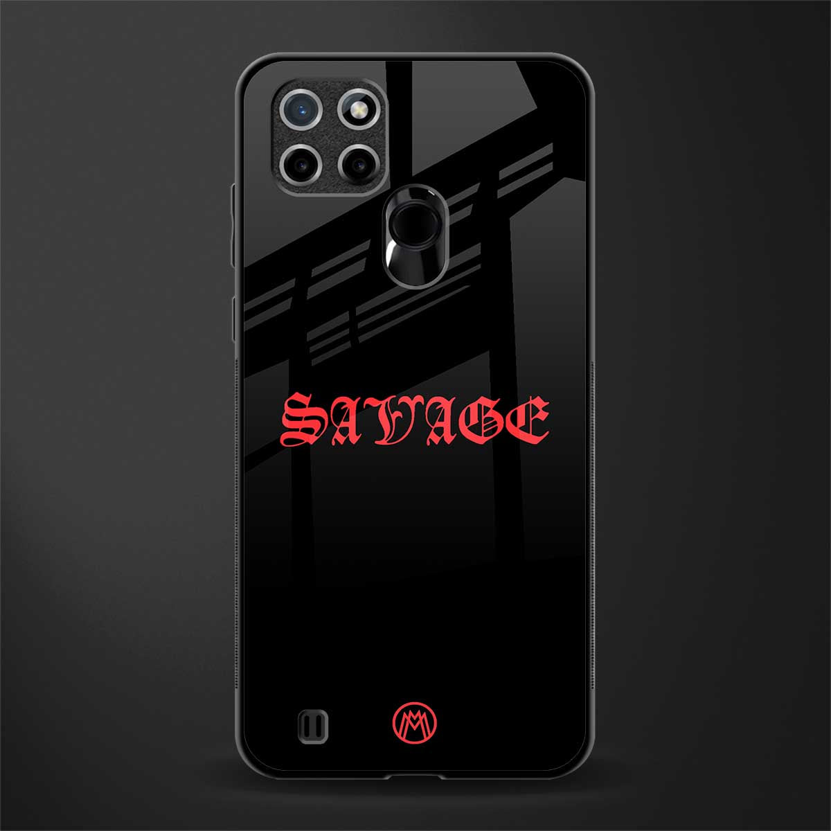 savage glass case for realme c25y image