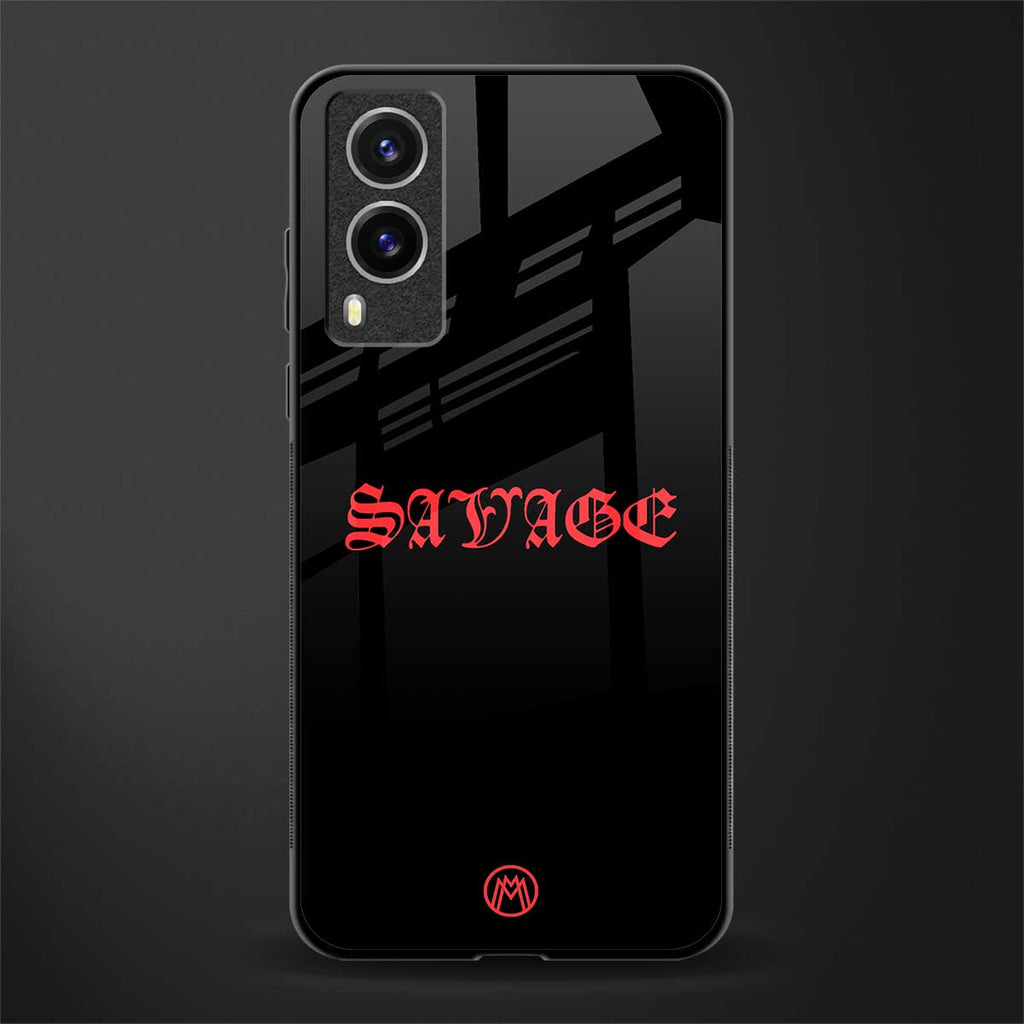 savage glass case for vivo v21e 5g image