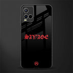savage glass case for vivo y21s image