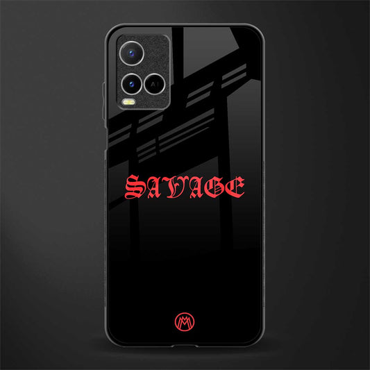 savage glass case for vivo y21s image