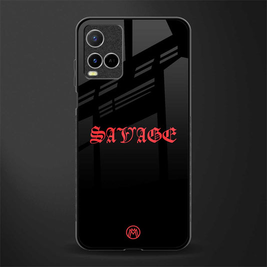 savage glass case for vivo y33s vivo y33t image