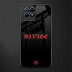 savage glass case for realme 8i image