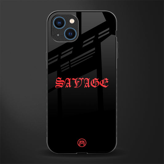 savage glass case for iphone 14 plus image