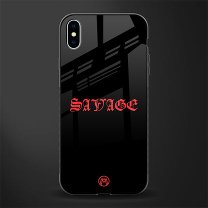 savage glass case for iphone xs max image