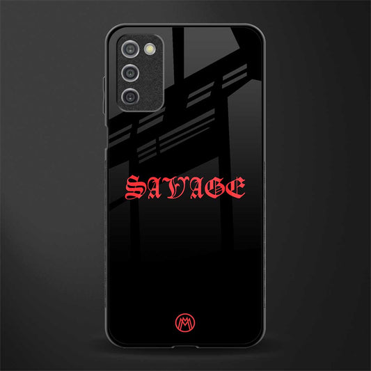 savage glass case for samsung galaxy a03s image