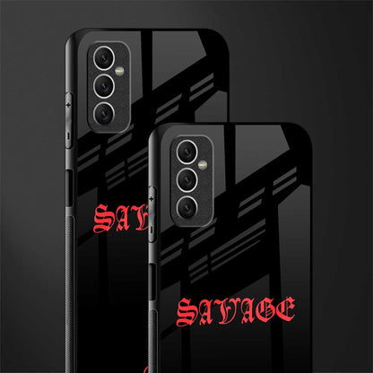 savage glass case for samsung galaxy m52 5g image-2