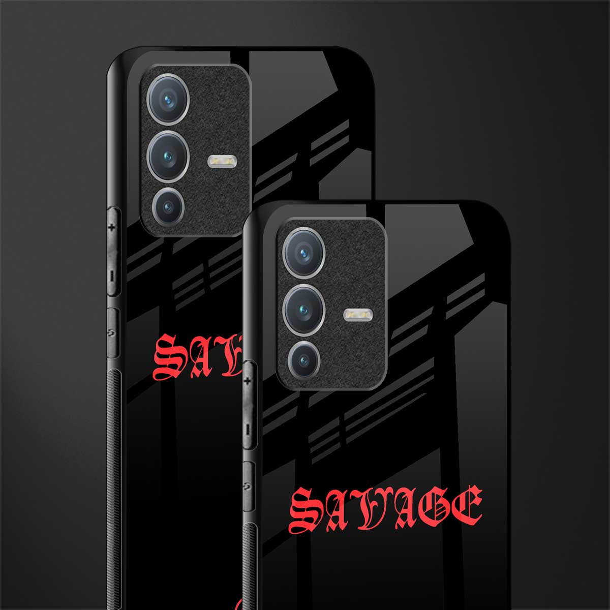 savage glass case for vivo v23 pro 5g image-2