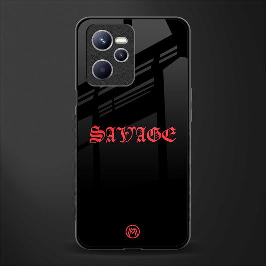 savage glass case for realme c35 image