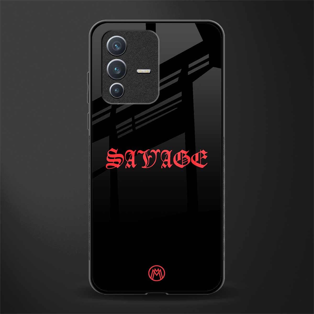 savage glass case for vivo v23 5g image