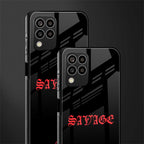 savage back phone cover | glass case for samsung galaxy m33 5g