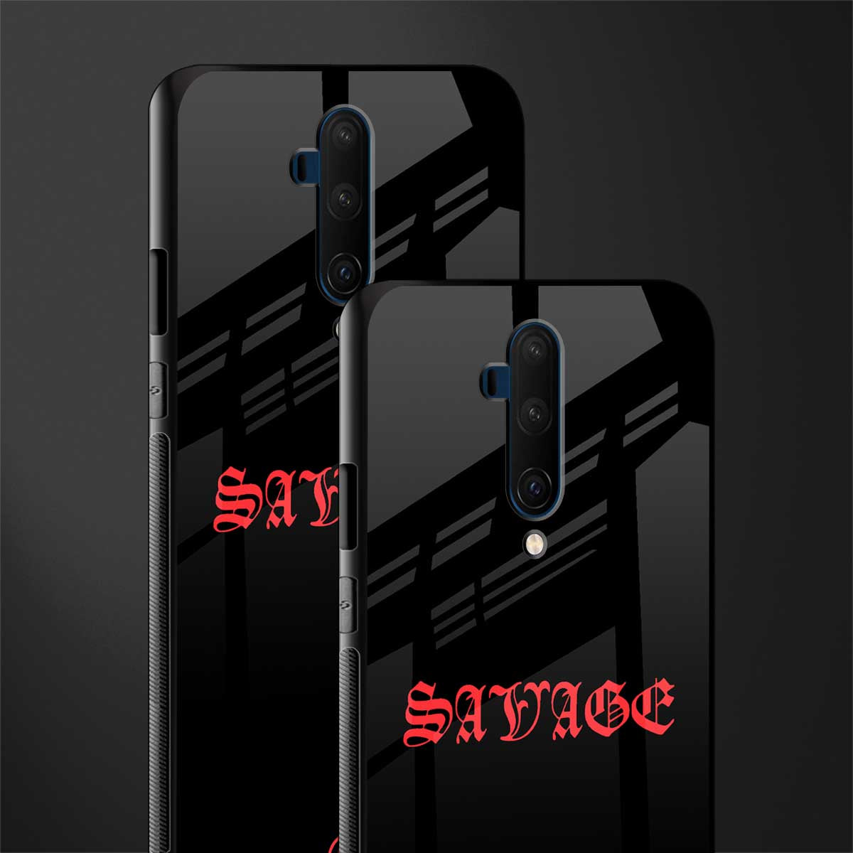 savage glass case for oneplus 7t pro image-2