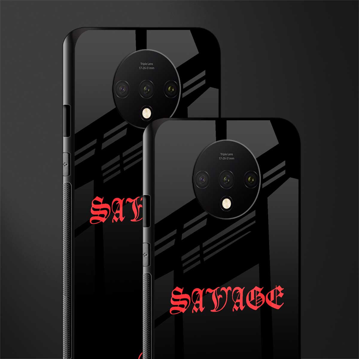 savage glass case for oneplus 7t image-2