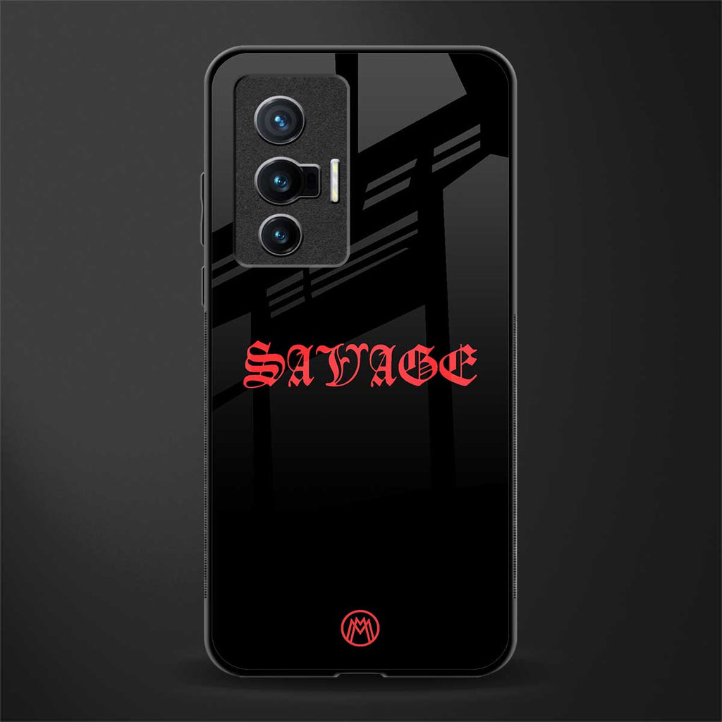 savage glass case for vivo x70 image
