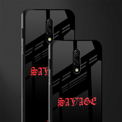 savage glass case for oneplus 7 image-2