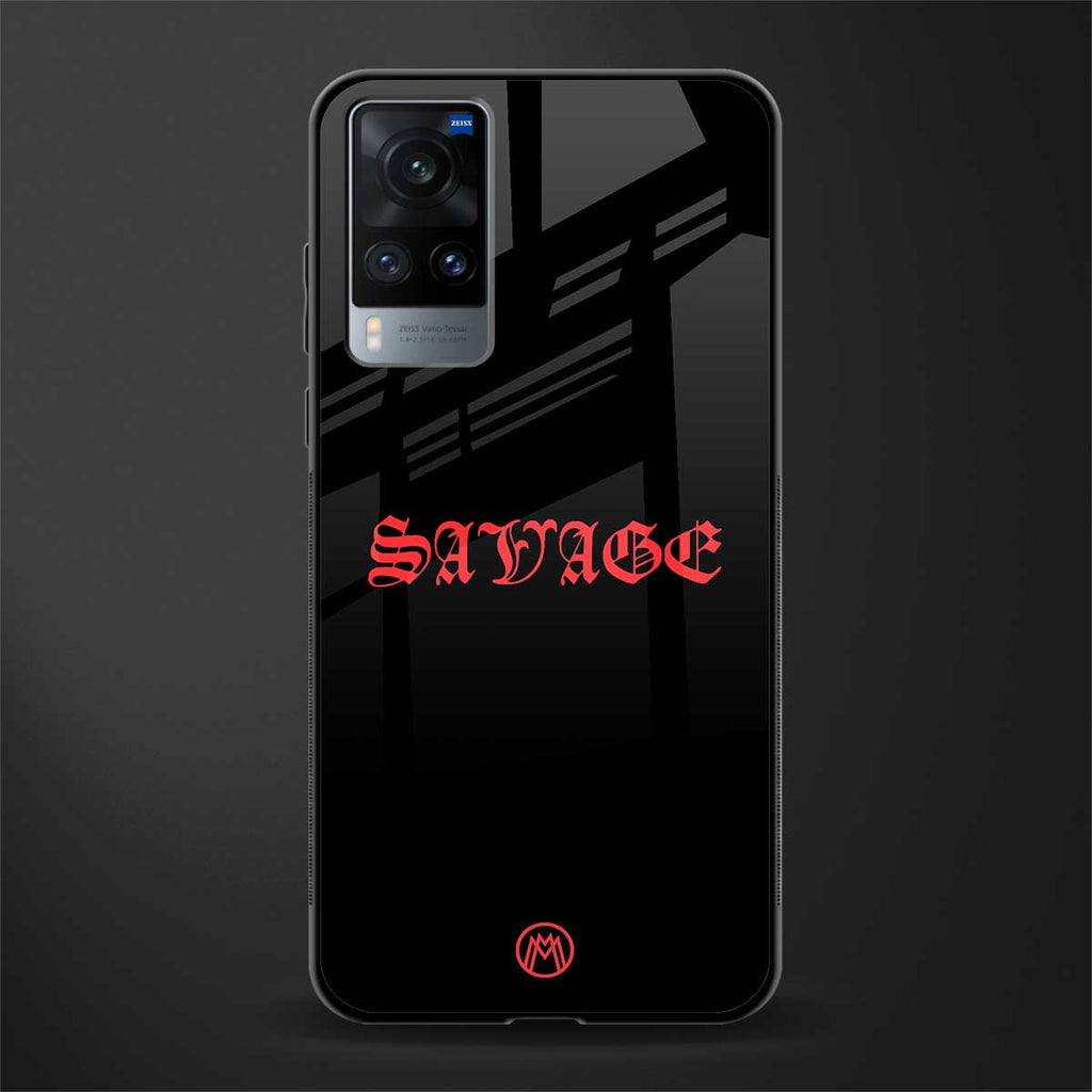 savage glass case for vivo x60 image