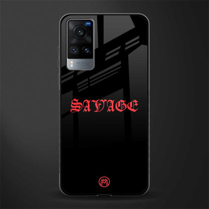 savage glass case for vivo x60 image