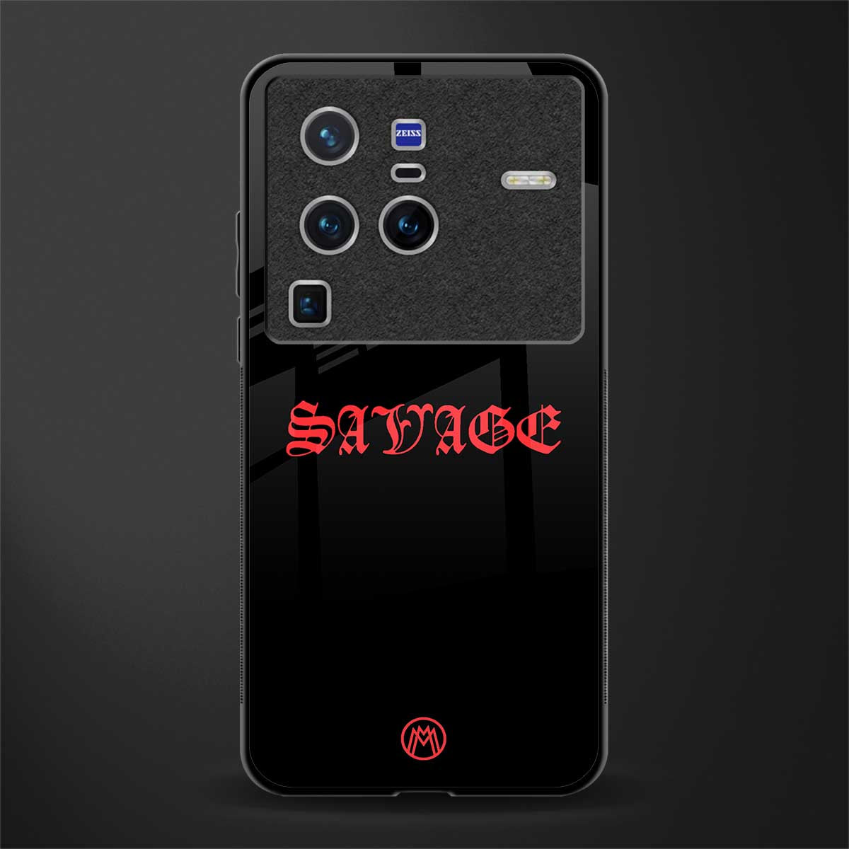 savage glass case for vivo x80 pro 5g image