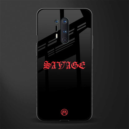 savage glass case for oneplus 8 pro image