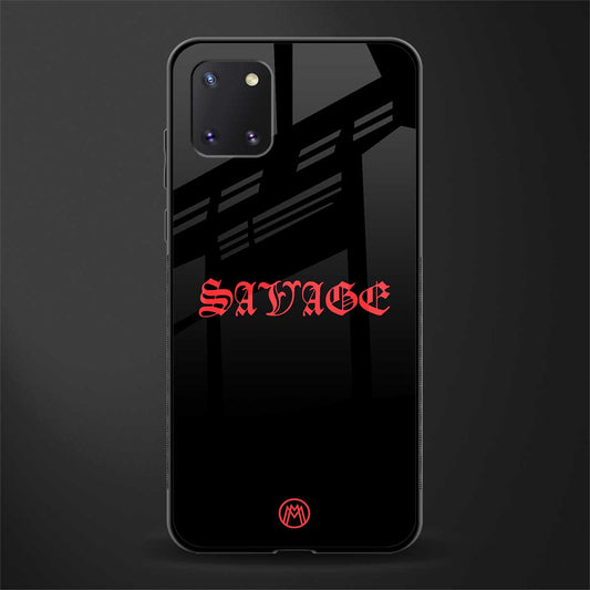 savage glass case for samsung a81 image