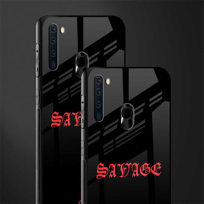 savage glass case for samsung a21 image-2