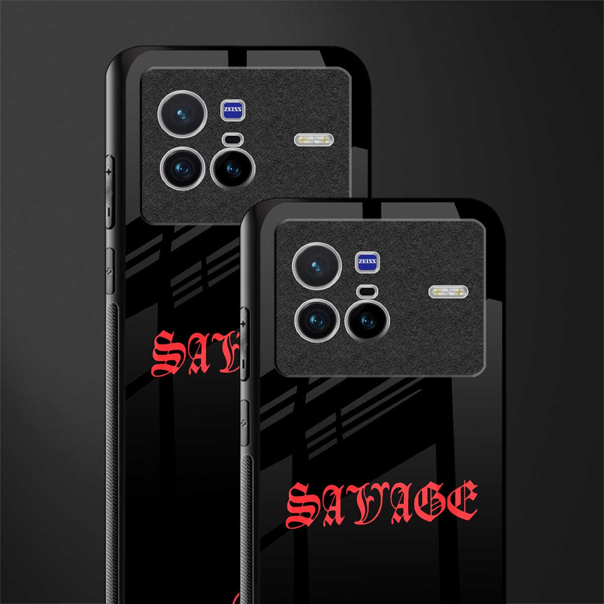 savage glass case for vivo x80 image-2