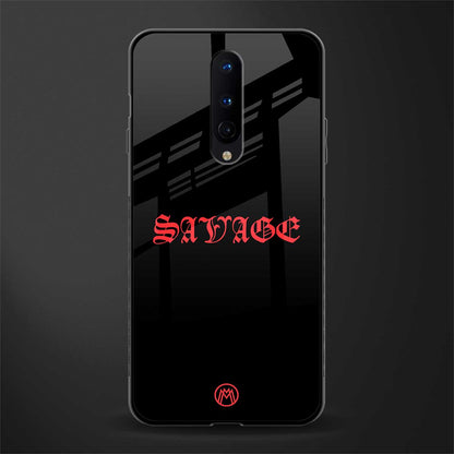 savage glass case for oneplus 8 image