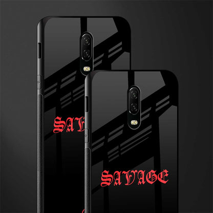 savage glass case for oneplus 6t image-2