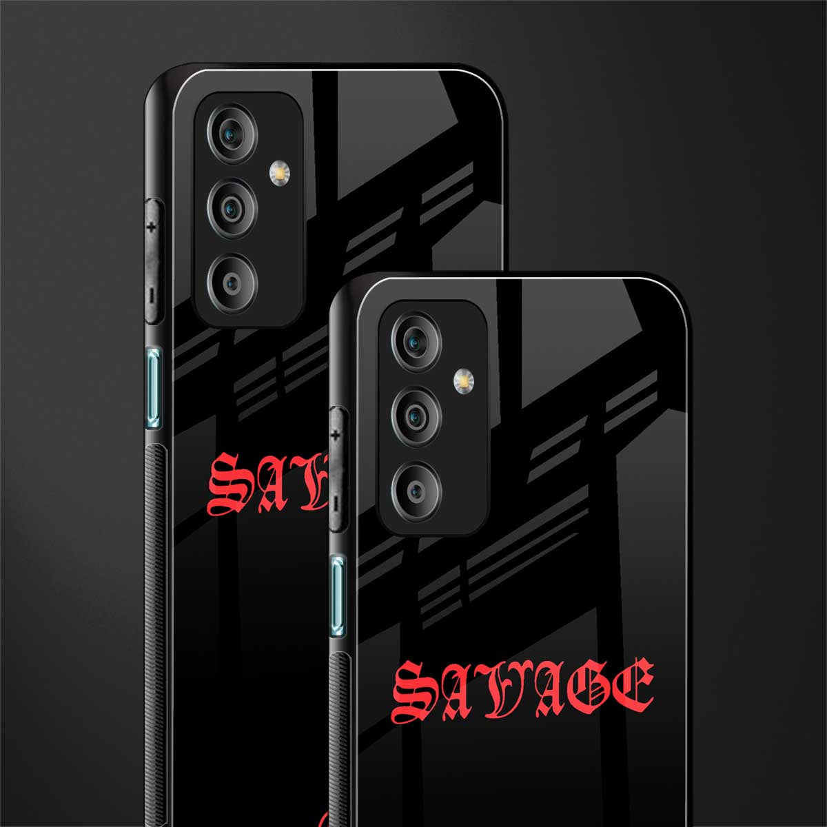 savage back phone cover | glass case for samsung galaxy f23 5g