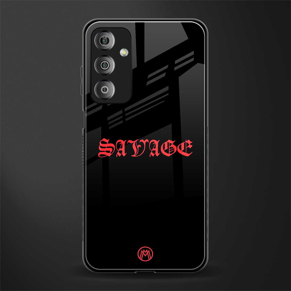 savage back phone cover | glass case for samsung galaxy f23 5g