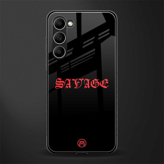 Savage-Glass-Case for phone case | glass case for samsung galaxy s23