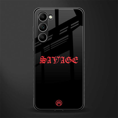 Savage-Glass-Case for phone case | glass case for samsung galaxy s23 plus