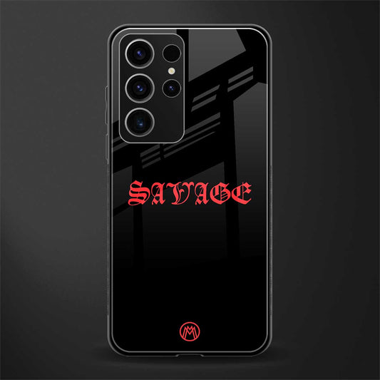 Savage-Glass-Case for phone case | glass case for samsung galaxy s23 ultra