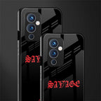 savage back phone cover | glass case for oneplus 9