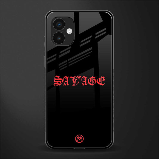 savage back phone cover | glass case for samsung galaxy a04