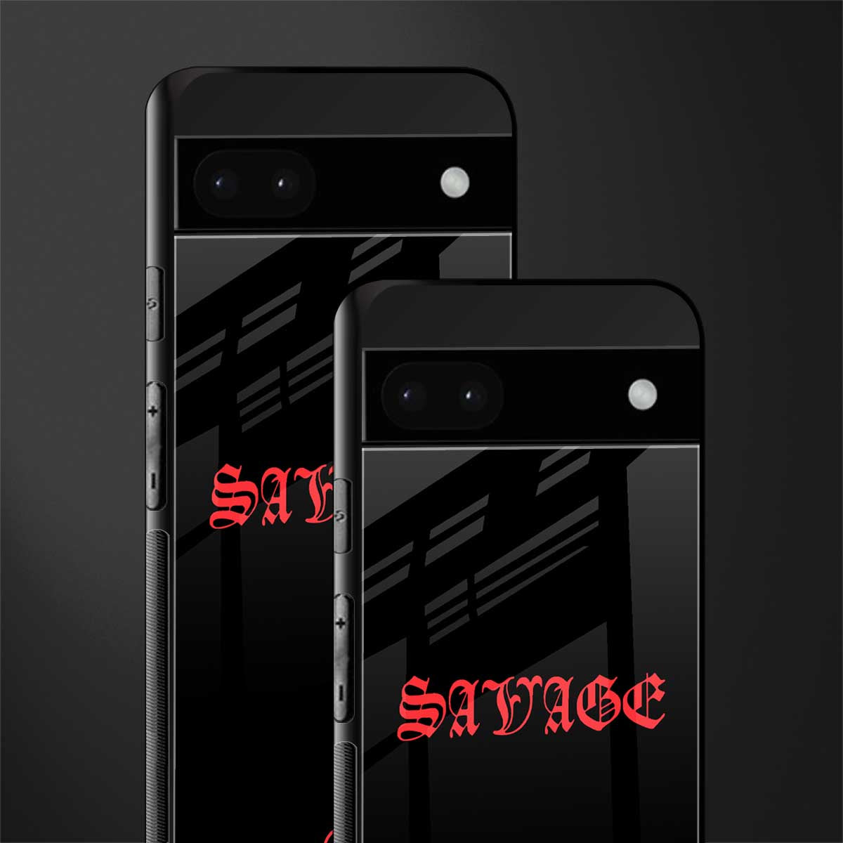 savage back phone cover | glass case for google pixel 6a