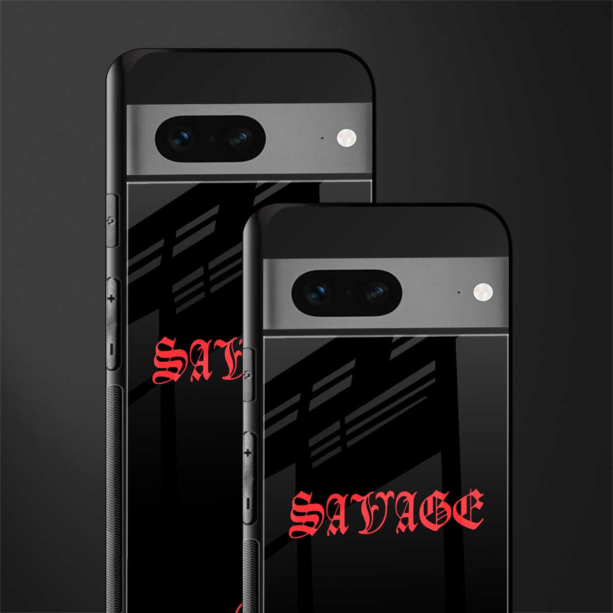 savage back phone cover | glass case for google pixel 7