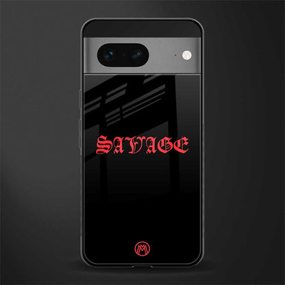 savage back phone cover | glass case for google pixel 7