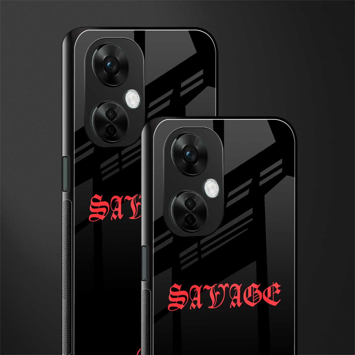 savage back phone cover | glass case for oneplus nord ce 3 lite