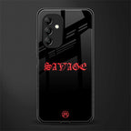 savage back phone cover | glass case for samsung galaxy a14 5g