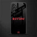savage back phone cover | glass case for samsun galaxy a24 4g