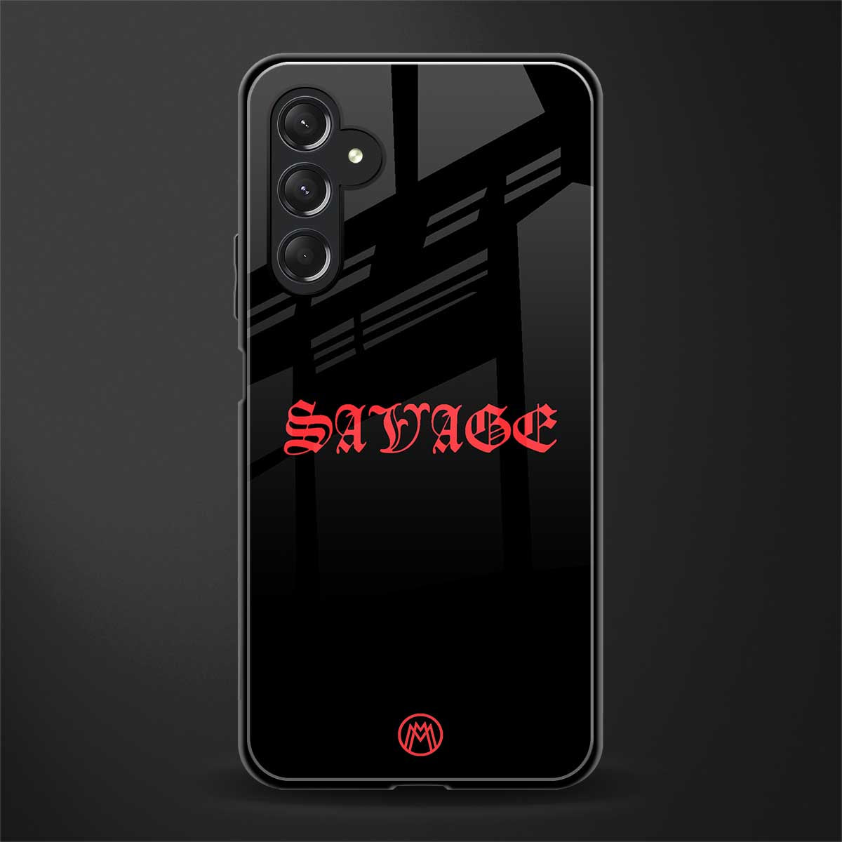 savage back phone cover | glass case for samsun galaxy a24 4g