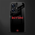 savage back phone cover | glass case for realme c55