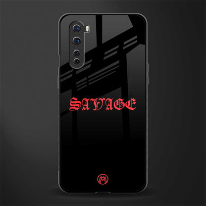 savage glass case for oneplus nord ac2001 image