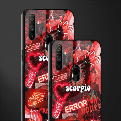 scorpio aesthetic collage glass case for realme narzo 20a image-2